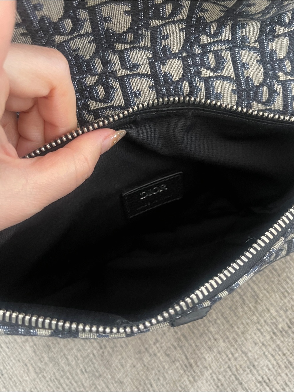 Dior Oblique Saddle Belt Bag - Picture 12 of 14